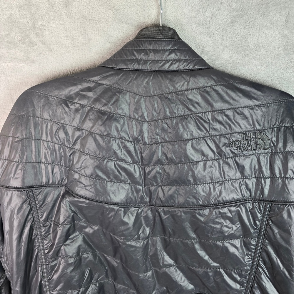 The North Face Mens Black Quilted Insulated Jacket Full Zip T427 T827 Large - Picture 14 of 14